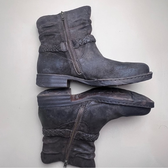 Born Cross Brown leather Ankle Boots with Fringe size 9 - Picture 15 of 16